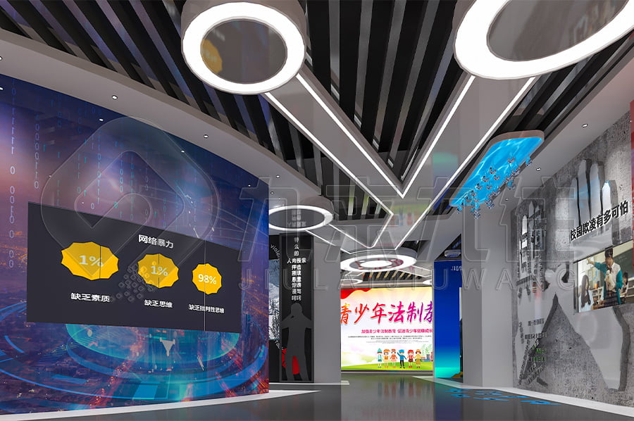 法制展館，法治文化教育展館方案策劃公司，政法委法治教育展館設(shè)計圖片