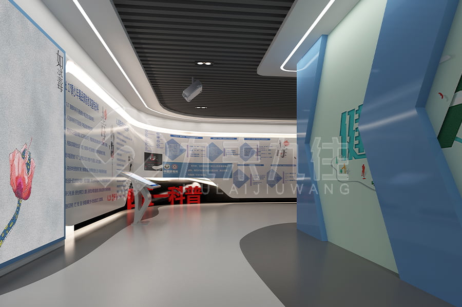 毒品預(yù)防教育基地，高科技禁毒展廳布置公司，未來(lái)展廳