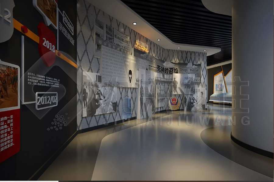 安全示范展廳，網(wǎng)絡(luò)安全教育展廳裝修，安全實踐館升級改造