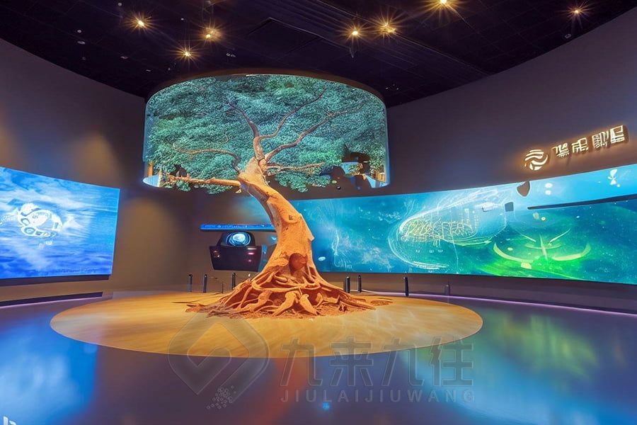 高科技垃圾分類館設(shè)計,智慧環(huán)保展廳施工,數(shù)字化垃圾分類展覽館