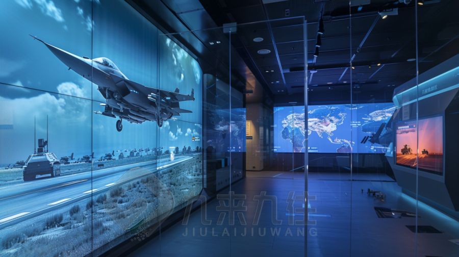 互動國防軍事展廳設(shè)計(jì),現(xiàn)代軍事展覽館施工方案,九來九往文化科技展覽館建設(shè)計(jì)公司