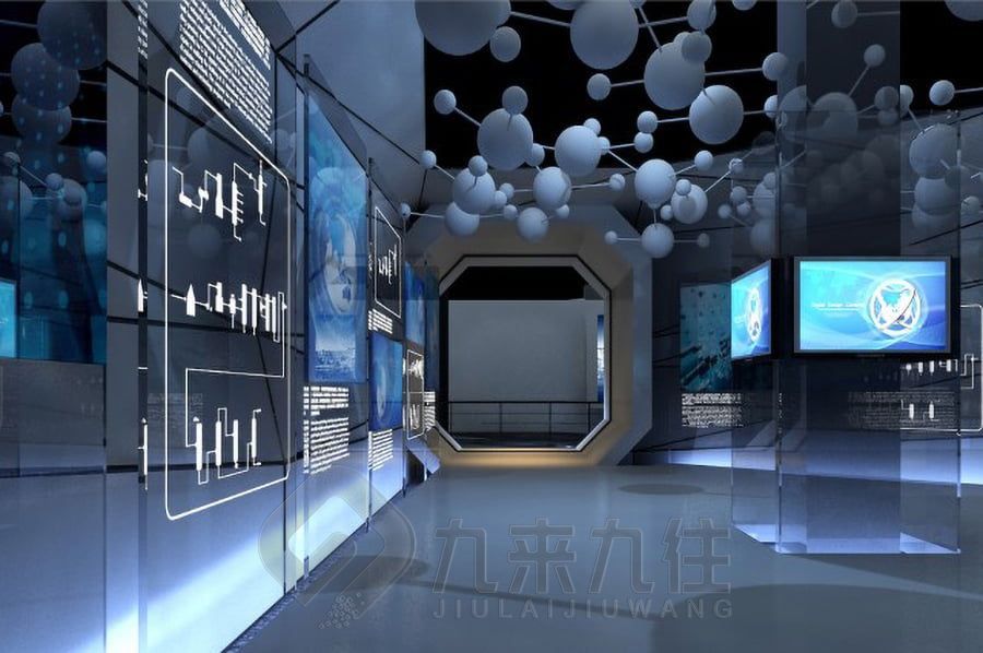 高科技國企文化館設計,數(shù)字化企業(yè)展廳施工,智慧型展館建設方案