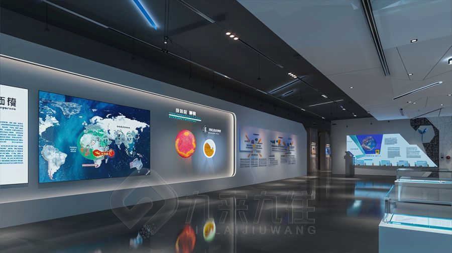 聲光電武器展廳設計,現(xiàn)代展覽館施工技術,智能化多媒體展覽設備