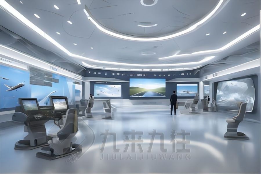 數(shù)字化VR教育展廳設計,智慧新時代展覽館建設方案,高科技互動展館裝修公司