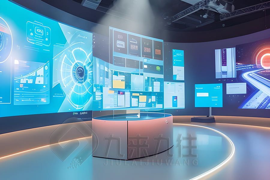 數(shù)字化教育展廳設(shè)計,智能展示館施工方案,多媒體思想教育展覽館設(shè)計公司