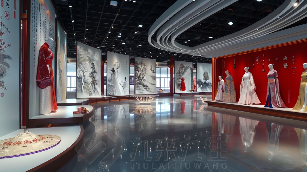 學(xué)校服裝展廳設(shè)計(jì)，美育美術(shù)展廳建設(shè)，虛擬仿真展廳設(shè)計(jì)方案