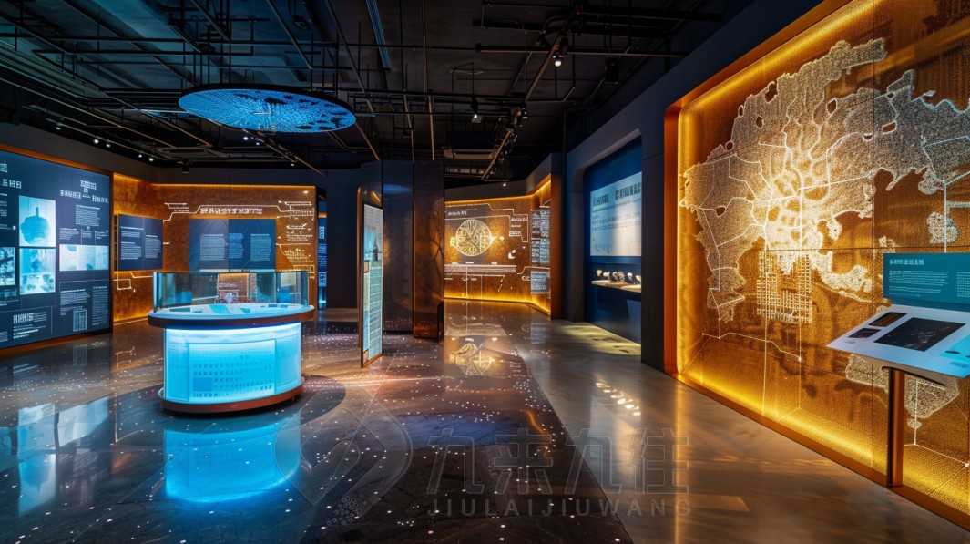 最新博物館設(shè)計(jì)方案，多媒體博物館建設(shè)-效果圖、平面圖-展廳方案策劃公司