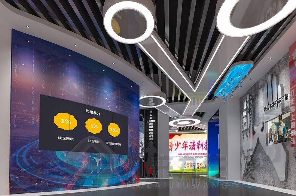 廉政教育基地設計,AI多媒體互動展廳,創(chuàng)新廉政文化展示,設計方案,效果圖制作