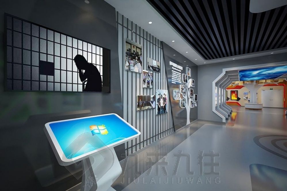 國防教育展廳設(shè)計(jì)，互動多媒體解決方案，現(xiàn)代化