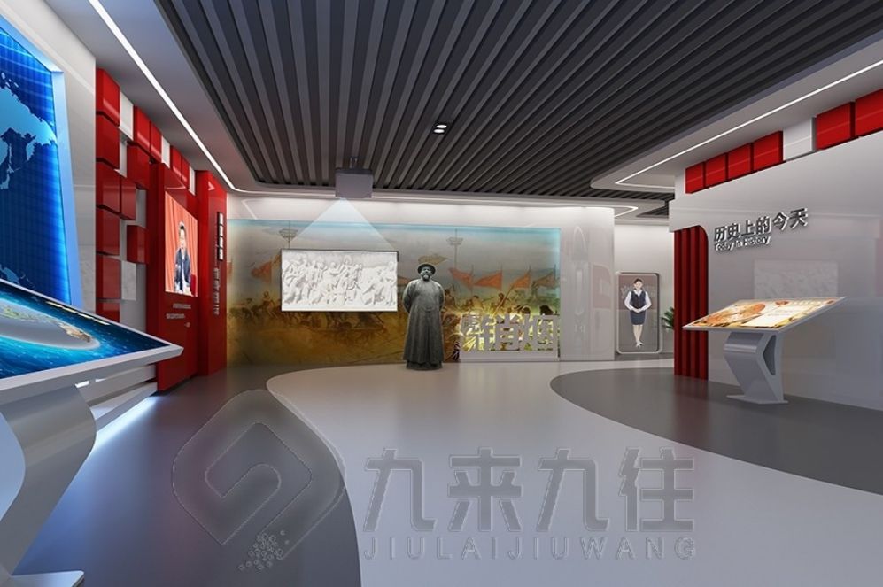 國防教育展廳設(shè)計, 現(xiàn)代化展示方案, 創(chuàng)意互動