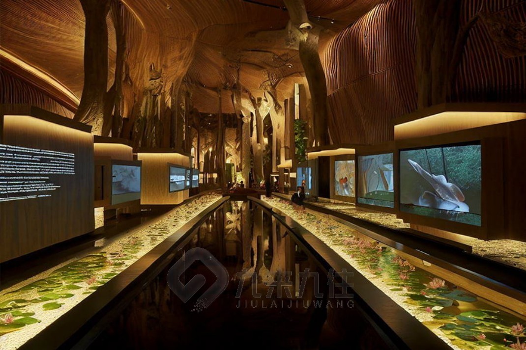 自然展廳，垃圾分類展廳