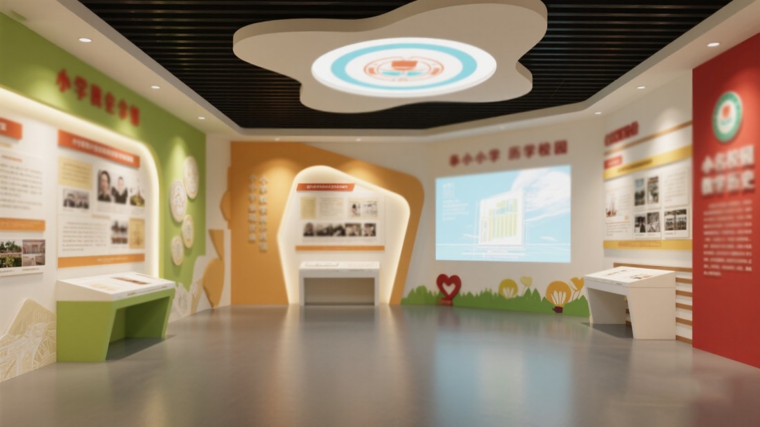 校史館內(nèi)容設(shè)計，校史展廳
